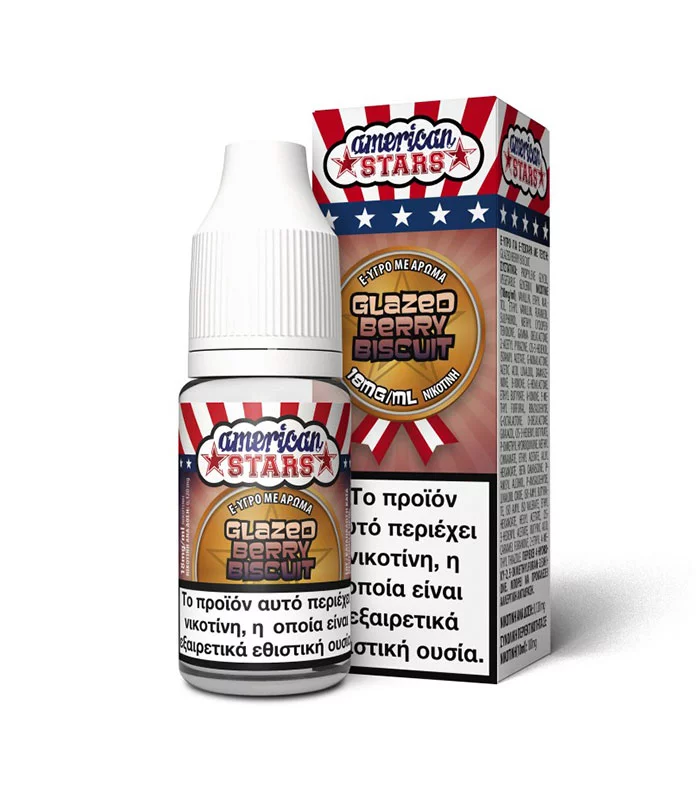American Stars Glazed Berry Biscuit 10ml