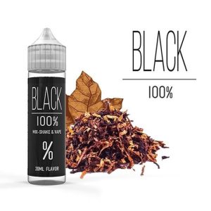 100% Black Flavor Shot 20ml/60ml