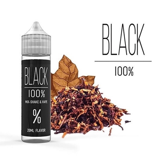 100% Black Flavor Shot 20ml/60ml