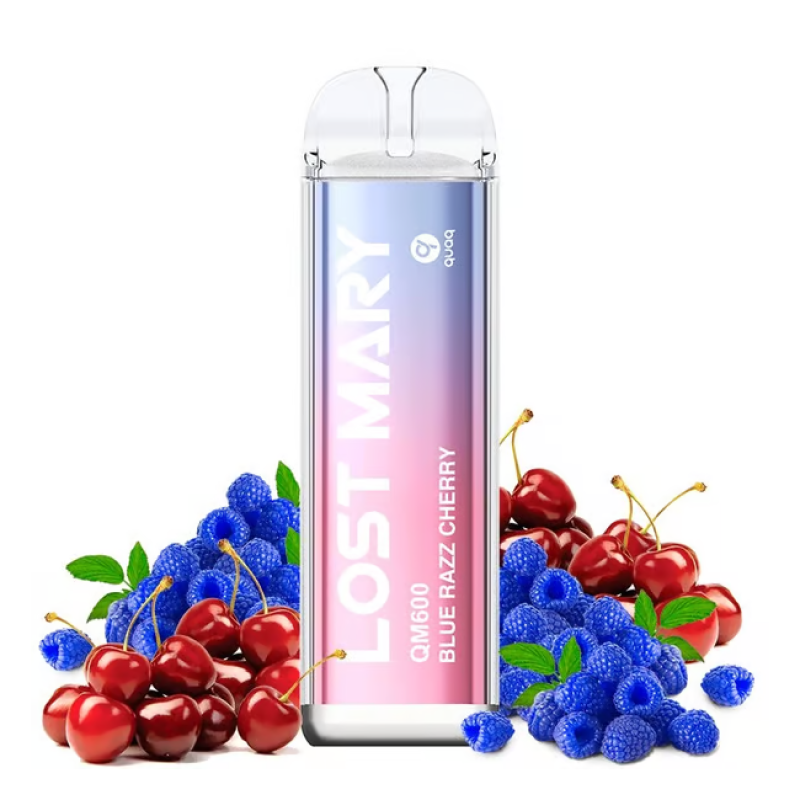 Lost Mary QM 600 Puffs Blue Razz Cherry