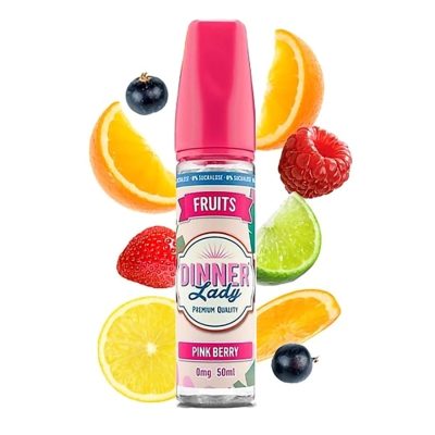 Dinner Lady Mix and Vape Pink Berry 60ml