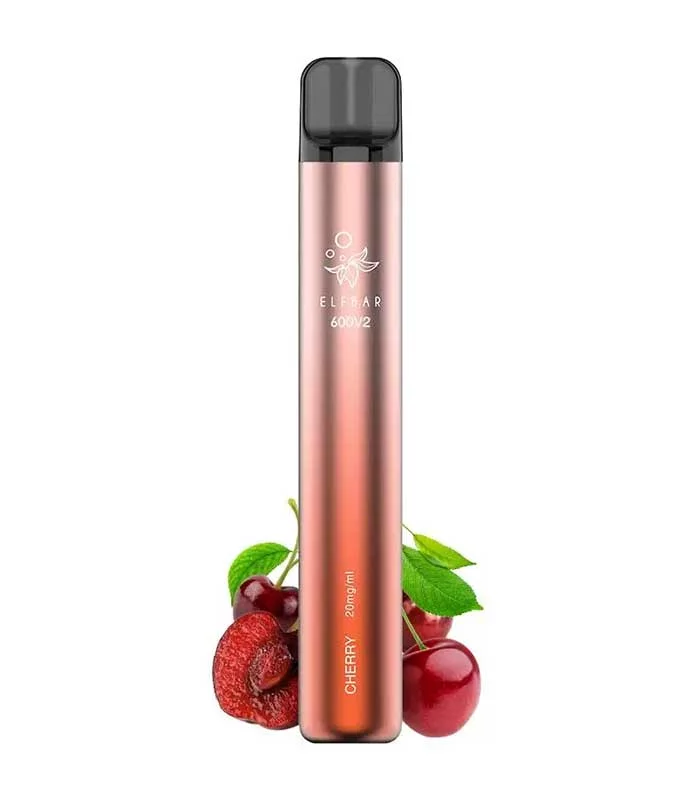 Elf Bar V2 600 Puffs Disposable Cherry