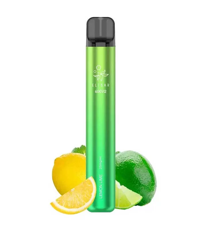 Elf Bar V2 600 Puffs Disposable Lemon-Lime