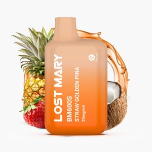Lost Mary BM 600 PUffs Straw Golden Pina