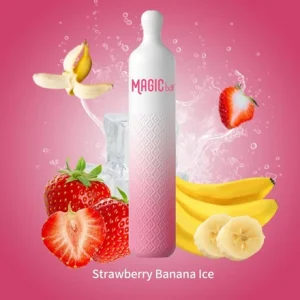Magic Bar Q 600Puffs Strawberry Banana Ice