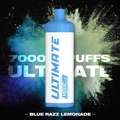 Magic Bar 7000 Puffs Blue Razz Lemonade 0% Nicotine