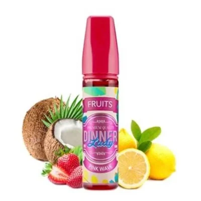 Dinner Lady Mix and Vape Pink Wave 60ml