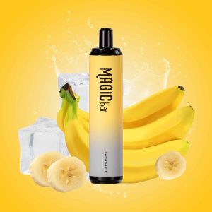 Magic Bar 4000 Puffs Banana Ice 0% Nicotine