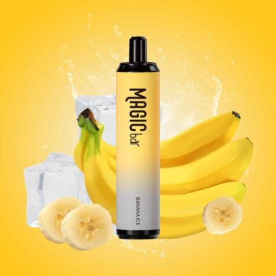 Magic Bar 4000 Puffs Banana Ice 0% Nicotine