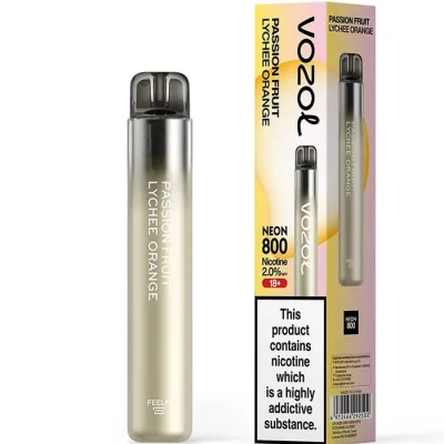 VOZOL NEON 800PUFF PASSION FRUIT LYCHEE ORANGE