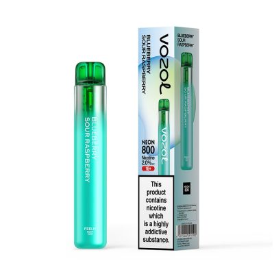 VOZOL NEON 800 PUFF BLUEBERRY SOUR RASPBERRY