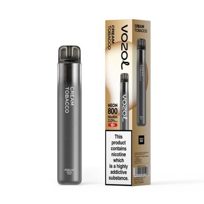 VOZOL NEON 800PUFF CREAM TOBACCO