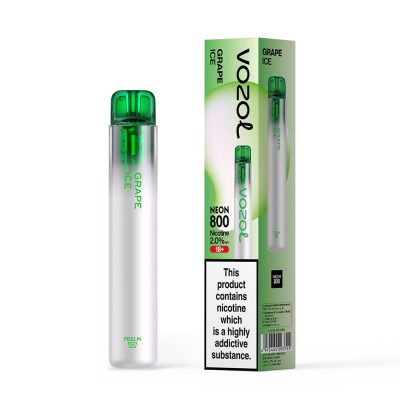 VOZOL NEON 800 PUFF GRAPE ICE