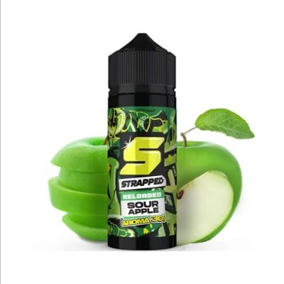Strapped Reloaded Sour Apple Flavour Shot 120ml