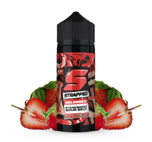 Strapped Reloaded Strawberry Sour Belt Flavour Shot 120ml