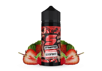 Strapped Reloaded Strawberry Sour Belt Flavour Shot 120ml