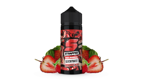 Strapped Reloaded Strawberry Sour Belt Flavour Shot 120ml