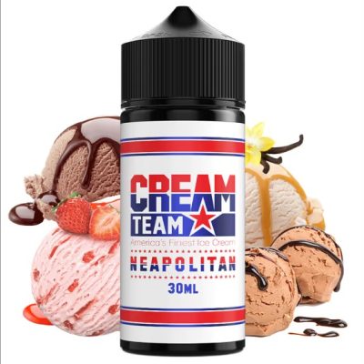 Kings Crest Cream Team Neapolitan 120ml Flavorshot