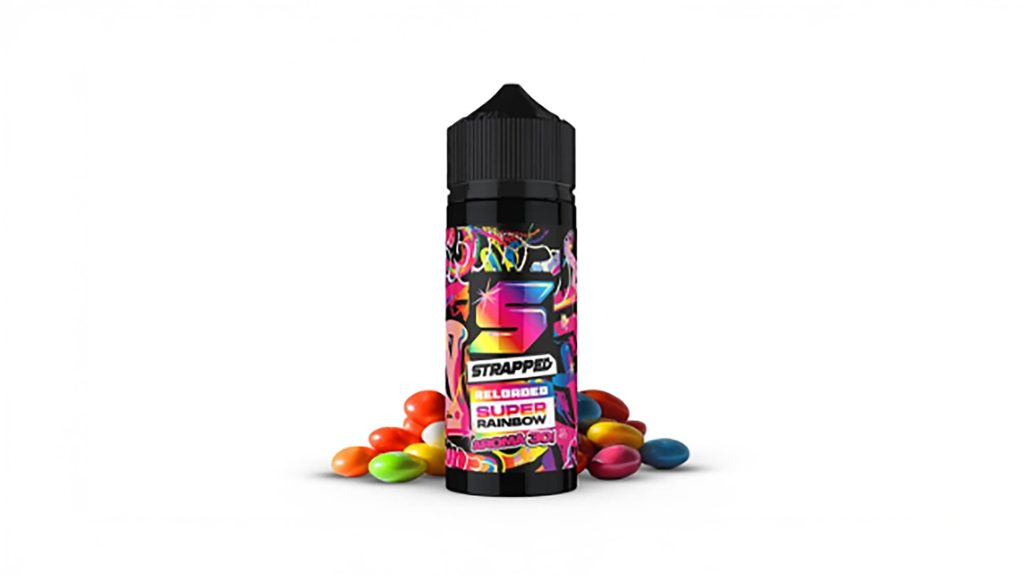 Strapped Reloaded Super Rainbow Flavour Shot 120ml
