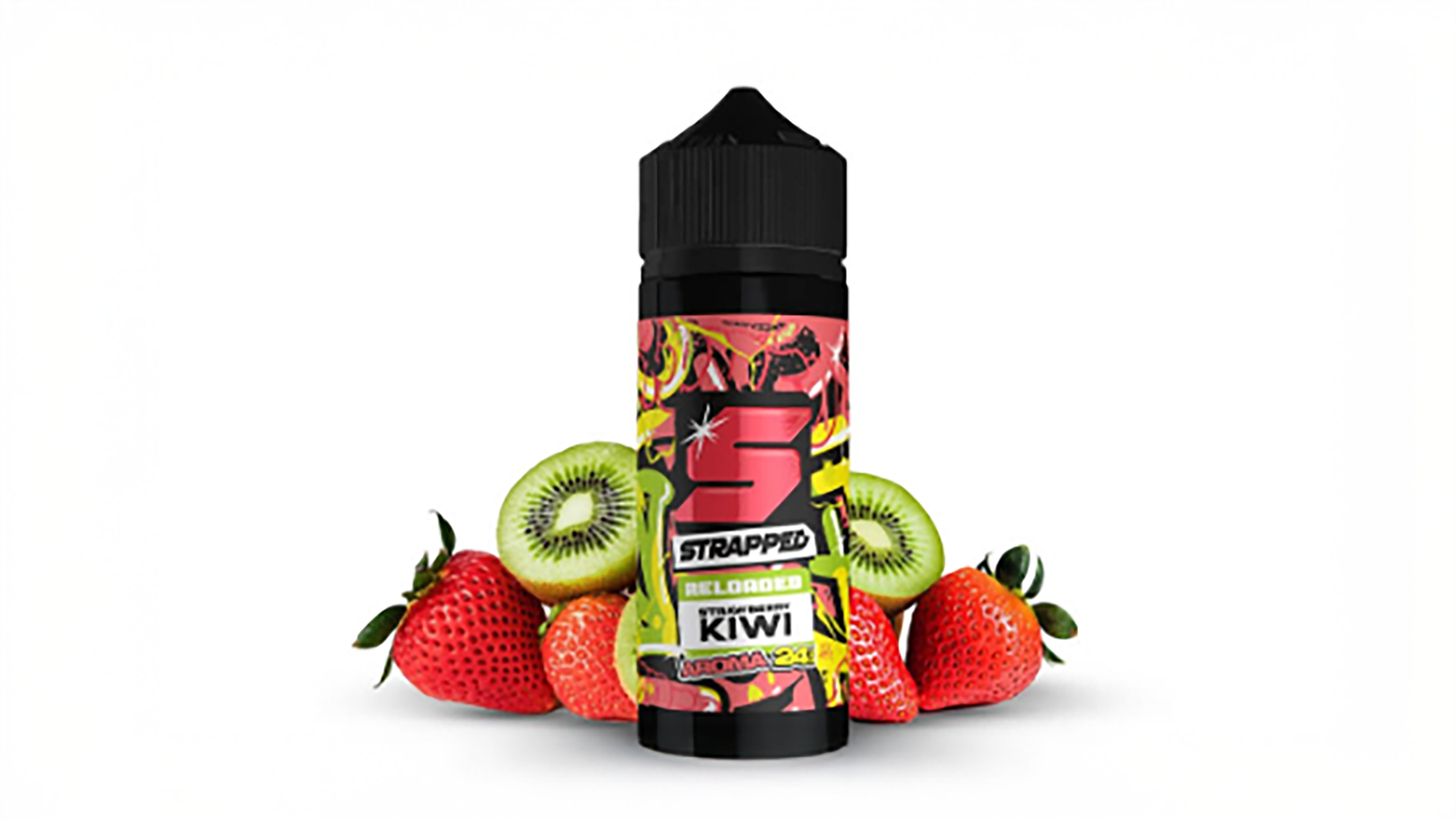 Strapped Reloaded Strawberry Kiwi Flavour Shot 120ml