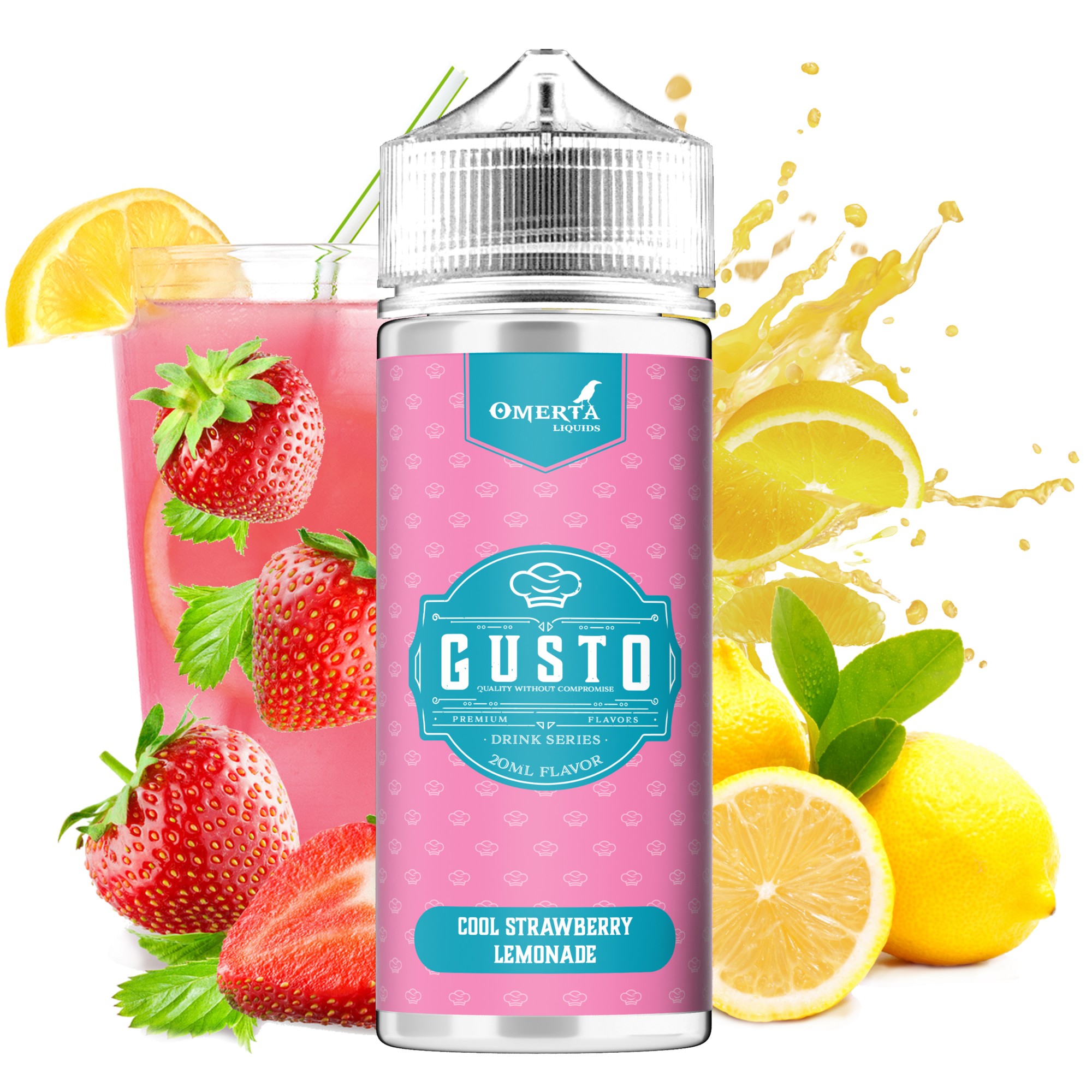 Gusto – Cool Strawberry Lemonade 120ml