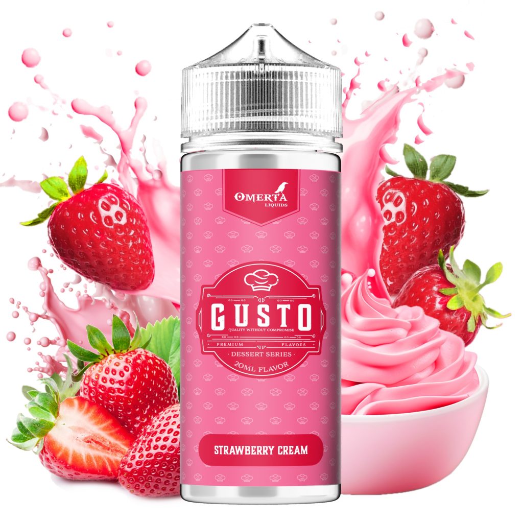 Gusto-Strawberry Cream 120ml