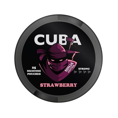 CUBA Ninja Strawberry ΜΑΣΏΜΕΝΗ ΝΙΚΟΤΊΝΗ 30mg