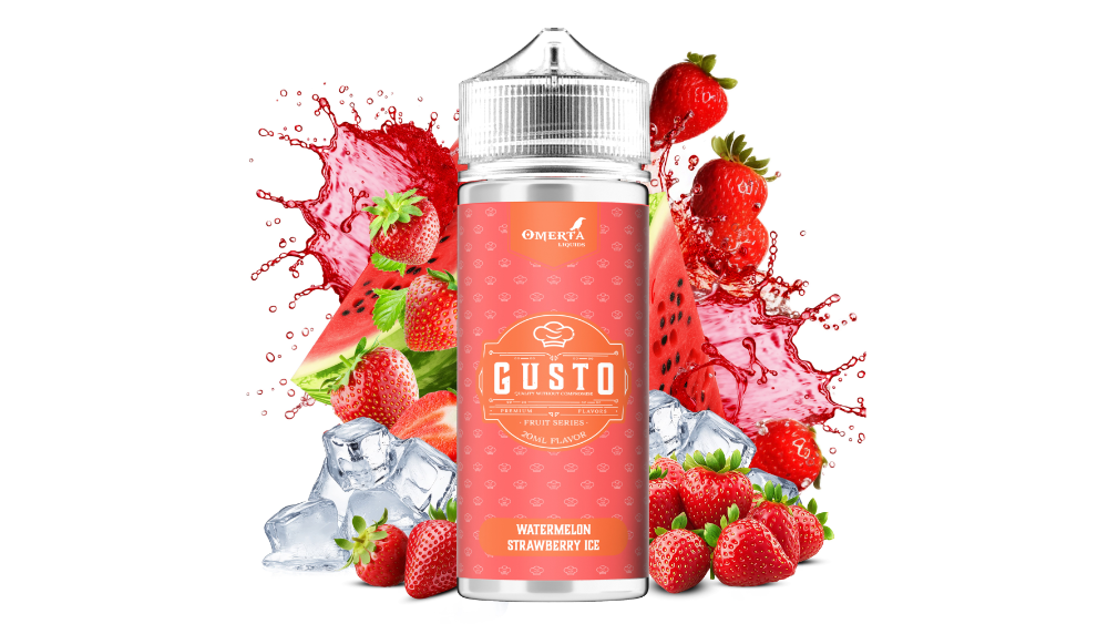 Gusto- Watermelon Strawberry Ice 120ml