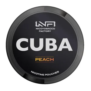 CUBA BLACK PEACH NICOTINE POUCHES 43mg