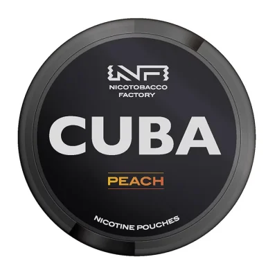 CUBA BLACK PEACH NICOTINE POUCHES 43mg