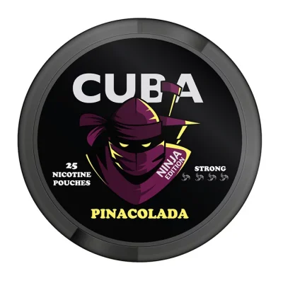 Cuba – Ninja Pinacolada Nicotine Pouches 30mg (25 τεμ.)
