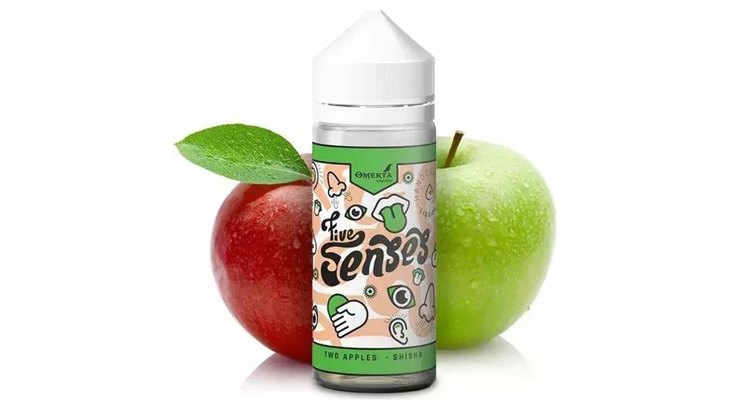 Omerta Five Senses – Two Apples Shisha (120ml)