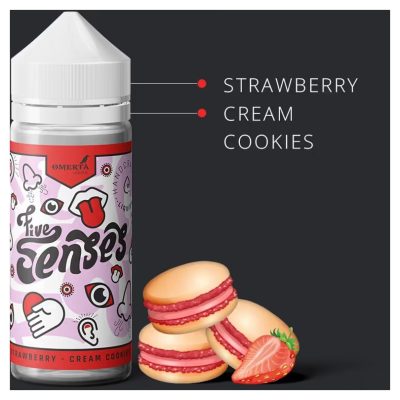Omerta Five Senses – Strawberry Cream Cookies (120ml)