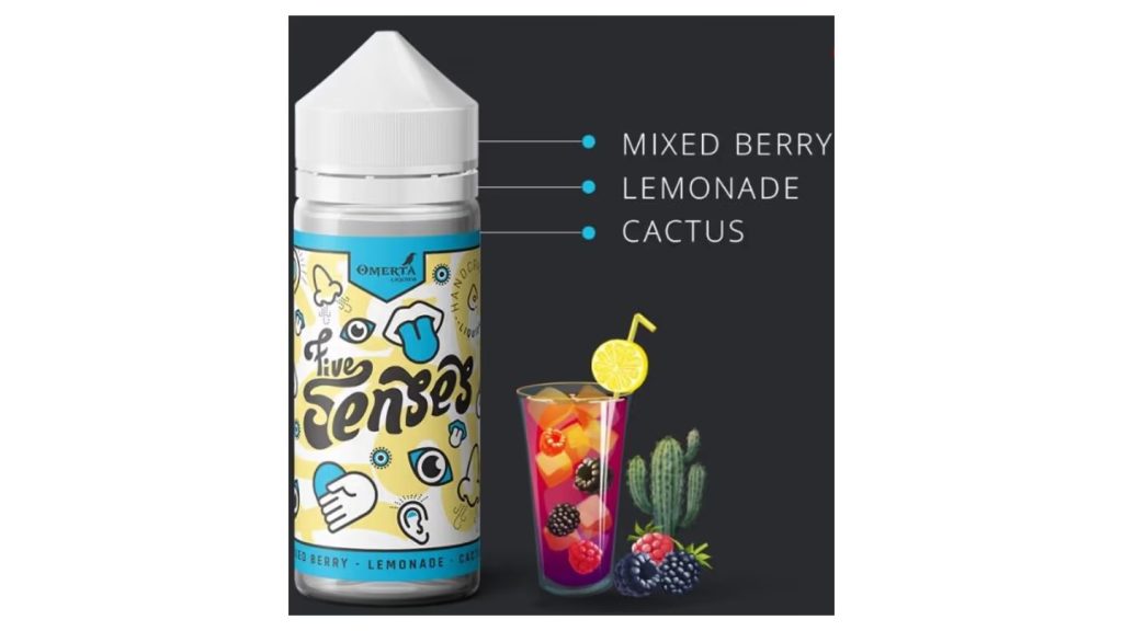 Omerta Five Senses – Mixed Berry Lemonade Cactus (120ml)