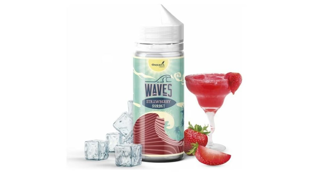 Omerta Waves – Strawberry Sorbet (120ml)
