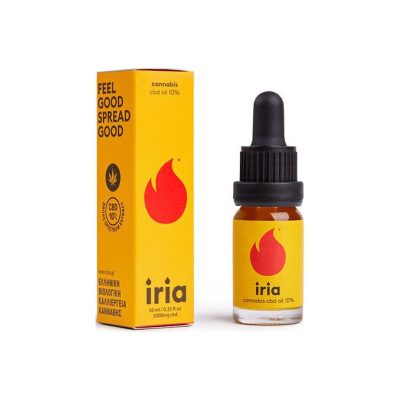 Iria Απόσταγμα Κάνναβης 10% Cbd σε Έλαιο Σπόρο Κάνναβης 10 ml