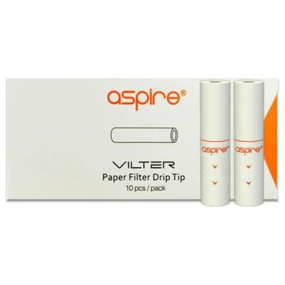 Aspire Vilter Paper Filters Pack of 10 White