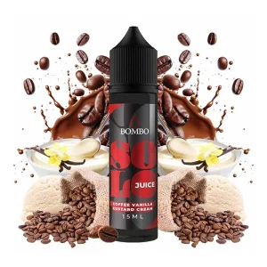 BOMBO SOLO JUICE COFFEE VANILLA CUSTARD CREAM 15ML/60ML FLAVORSHOT