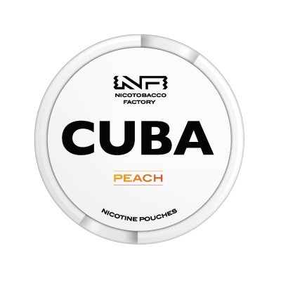 CUBA WHITE PEACH NICOTINE POUCHES 20mg