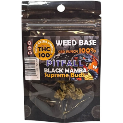 Weed Base Cbd Punch 100% Pitfall Supreme Buds Black Mamba 1g