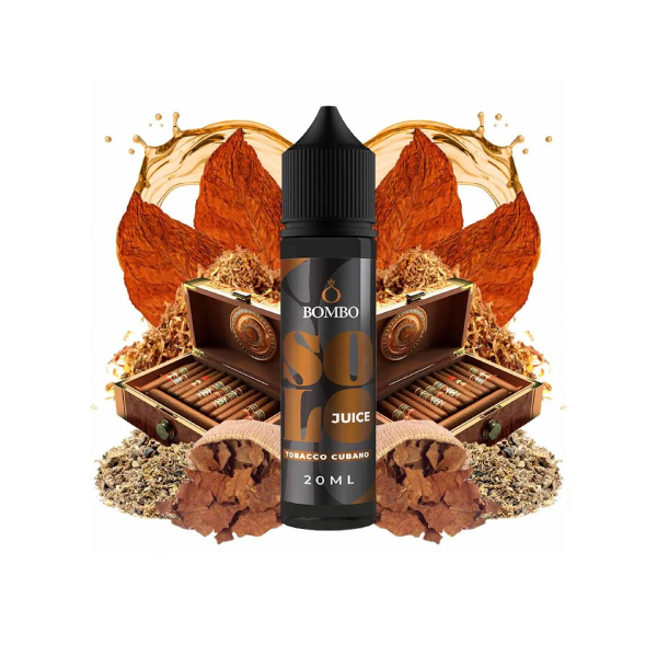 BOMBO SOLO JUICE TOBACCO CUBANO 15ML/60ML FLAVORSHOT