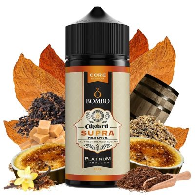 Bombo Platinum Tobaccos Custard Supra (120ml)