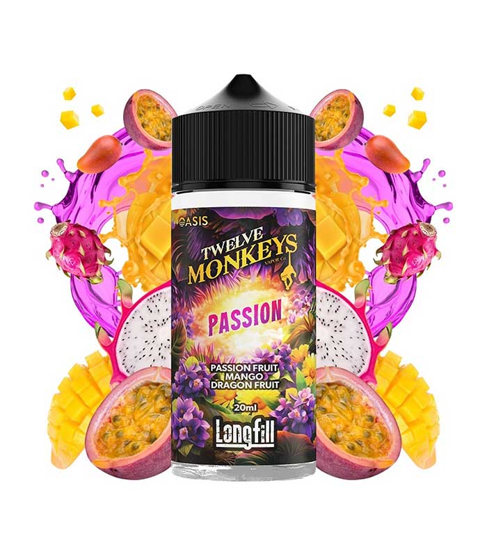 12 Monkeys Oasis Passion 120ml Flavorshot
