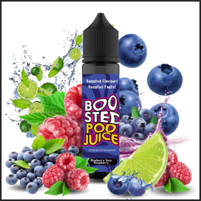 Boosted Pod Juice Blueberry Sour Raspberry Flavorshot 60ml