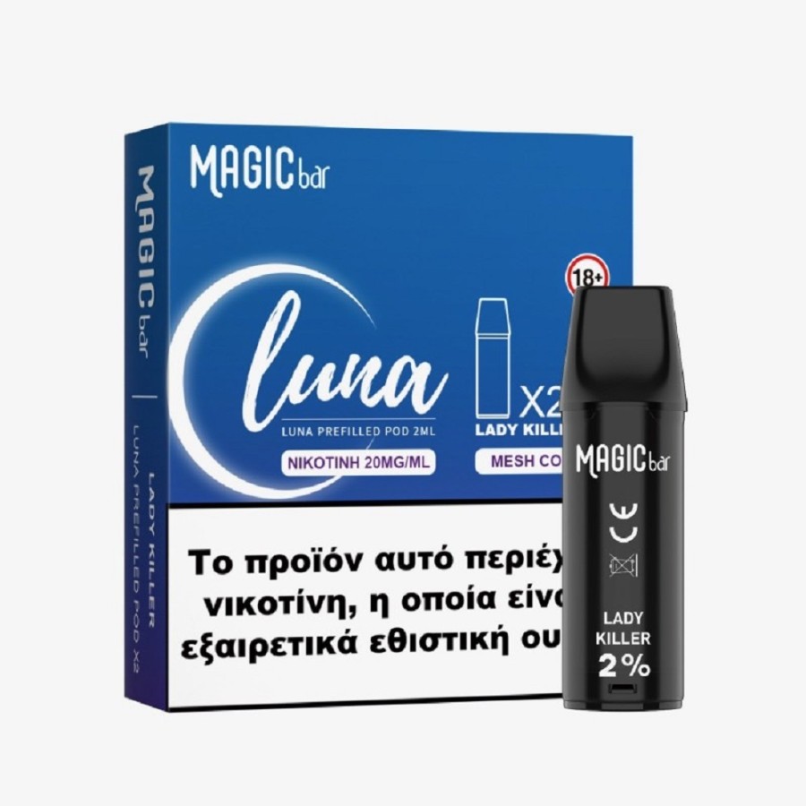 Magic Bar Luna Prefilled Pod – Lady Killer 2%