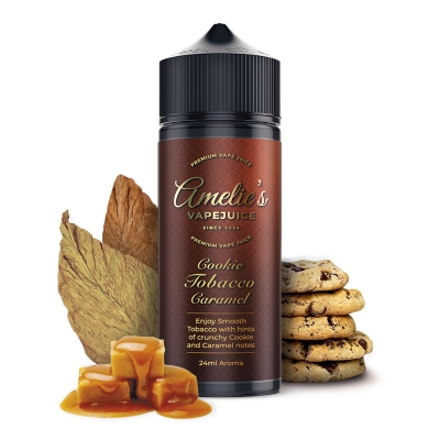 Amelie's Vapejuice  - Amelies Cookie Tobacco Caramel (120ml)