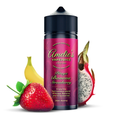 Amelie's Vapejuice  - Amelies Pitaya Banana Strawberry (120ml)