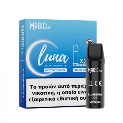 Magic Bar Luna Prefilled Pod – Blueberry Ice 2%