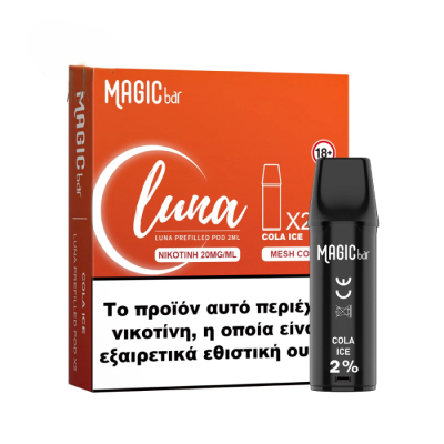 Magic Bar Luna Prefilled Pod – Cola Ice 2%