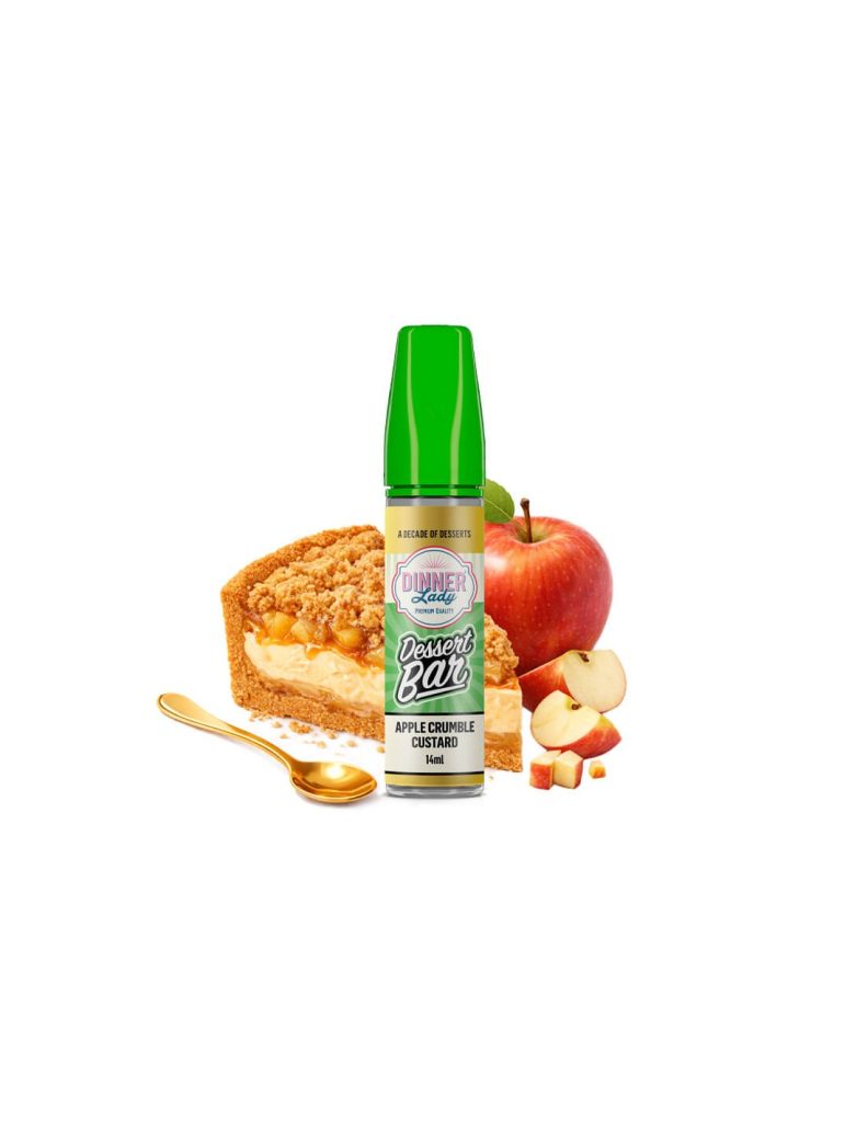 Dinner Lady Dessert Bar Apple Crumble Custard 60ml